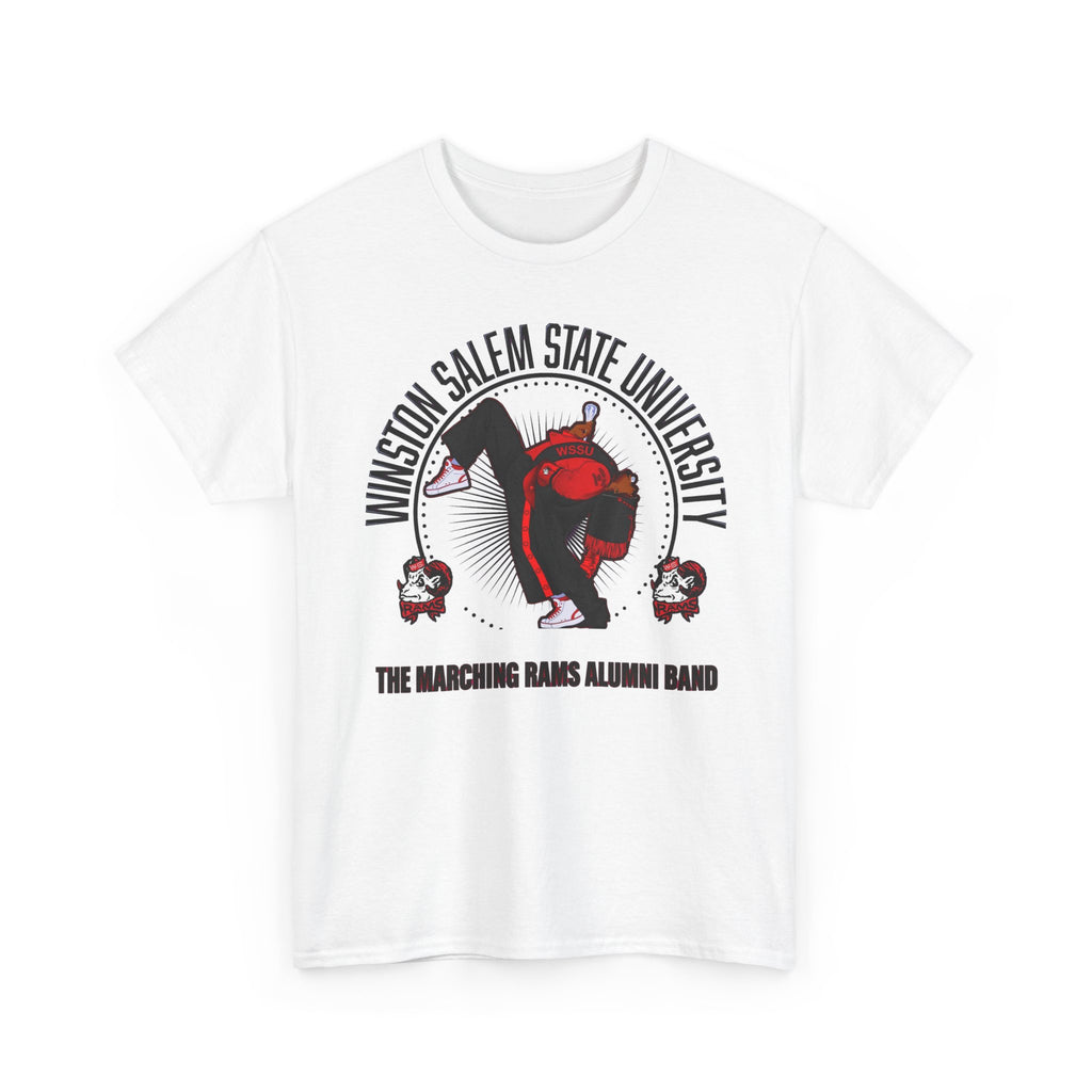 Winston-Salem State University Marching Rams Alumni Band White T-Shirt