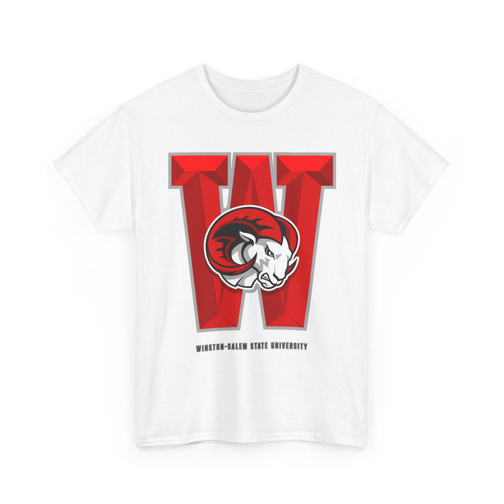 Ram Head W Block T-Shirt — Warriors-Cadden State University Fan Tee
