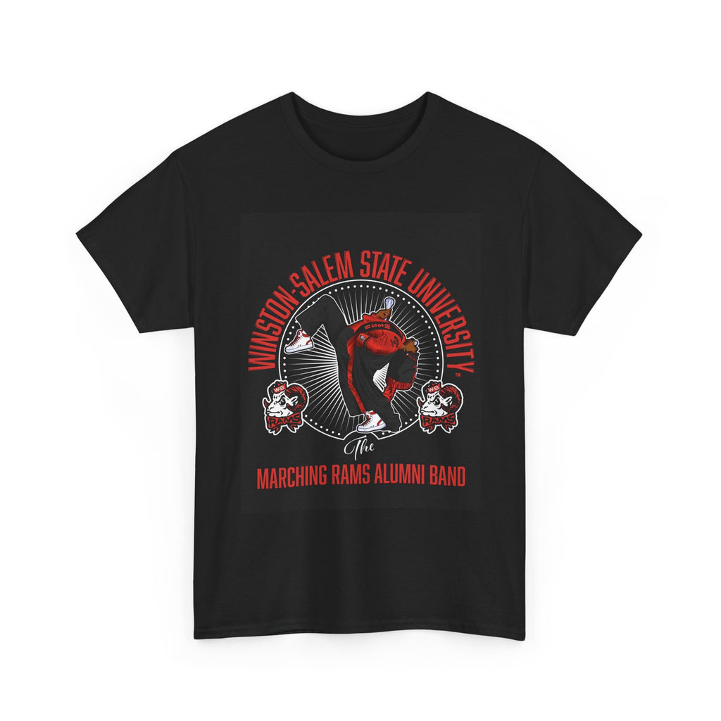 WSSU Marching Rams Alumni Band Black Tee