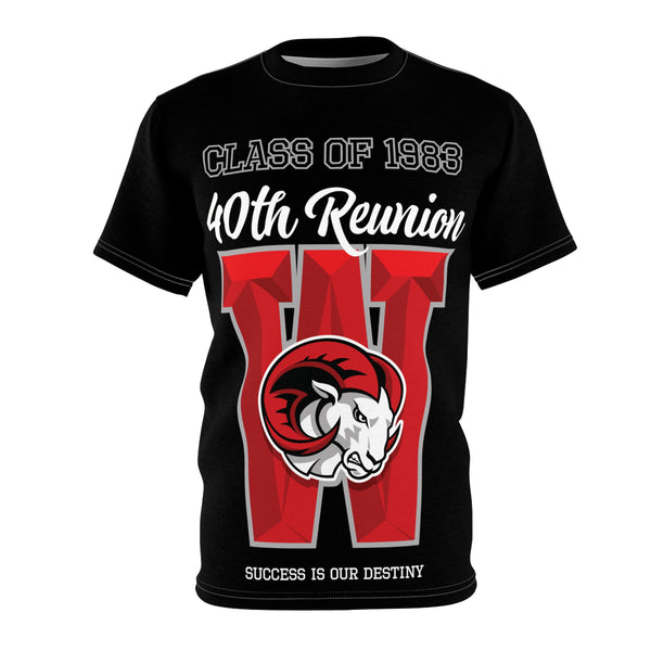 UNISEX WSSU CLASS OF 83 BLACK REUNION TEE