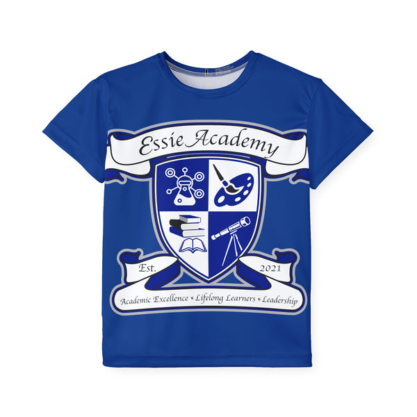 Essie Academy Kids Sports Jersey, School Spirit Shirt, Youth Athletic Top, Team Jersey, Fun Activity Gear