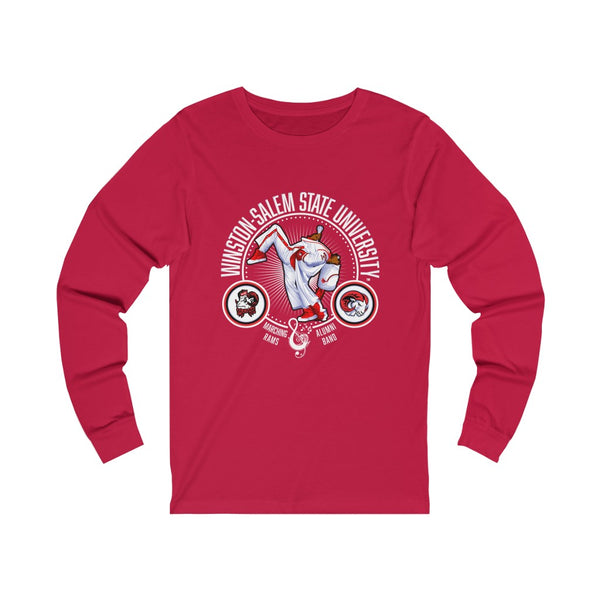 UNISEX WSSU MARCHING RAMS ALUMNI LONG SLEEVE TEE