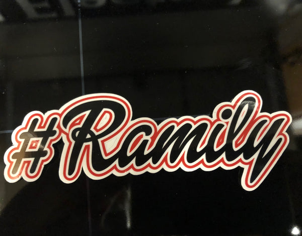 WSSU #Ramily Decal