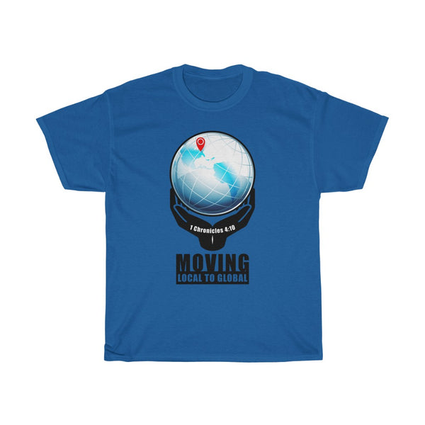 UNISEX MOVING LOCAL TO GLOBAL TEE
