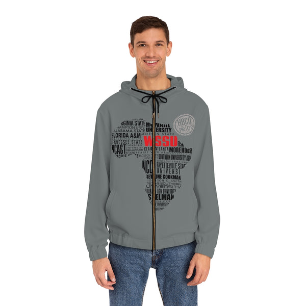 WSSU AFRICA HBCU PRIDE UNISEX FULL-ZIP HOODIE