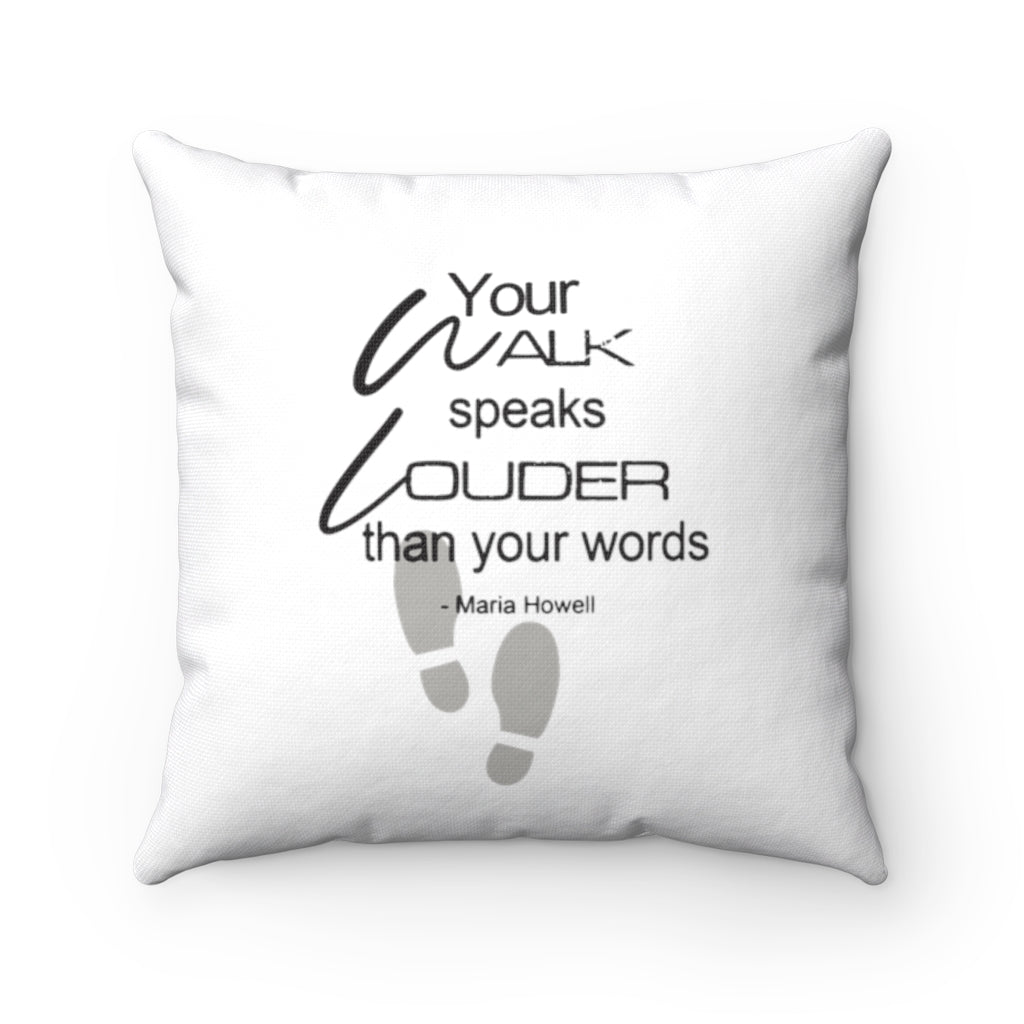 "Your Walk" Spun Polyester Square Pillow (Maria Howell Collection)