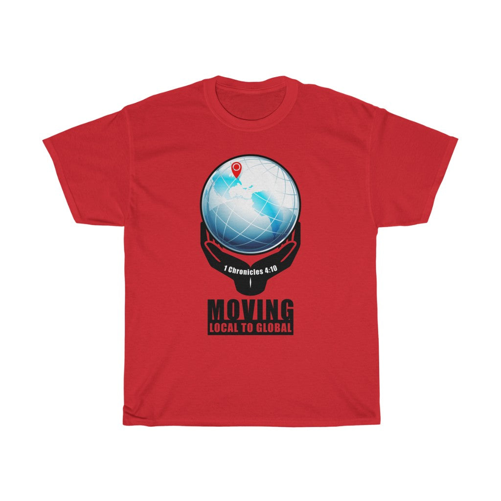 UNISEX MOVING LOCAL TO GLOBAL TEE