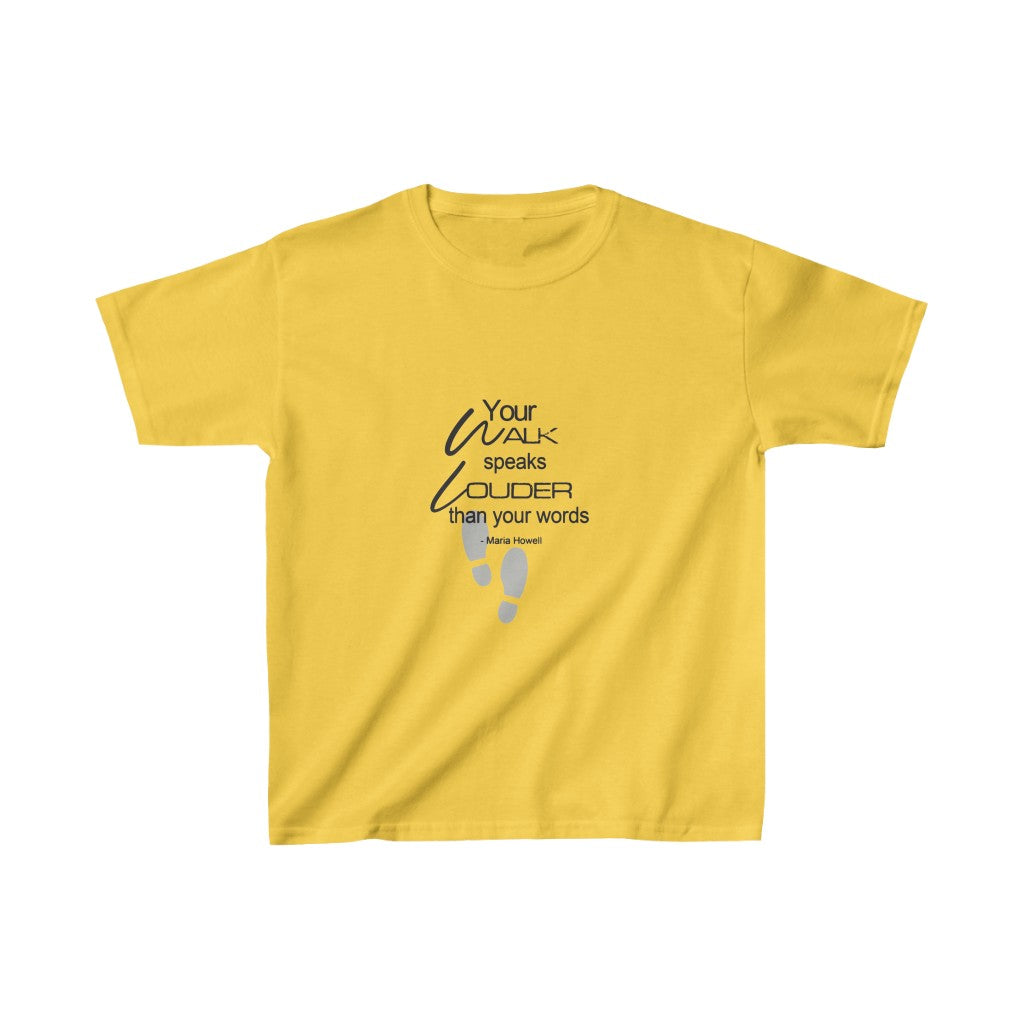 "Your Walk" Kids Heavy Cotton™ Tee (with scripture)